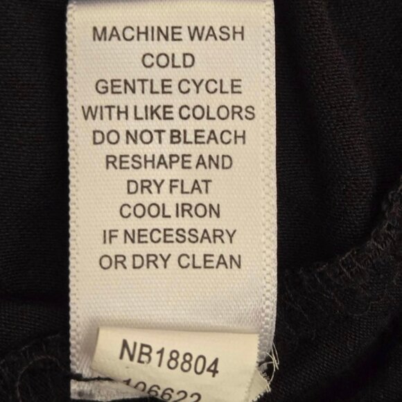 Women's Size Med Solid Black Sleeveless Embroidered Tunic - Picture 8 of 9